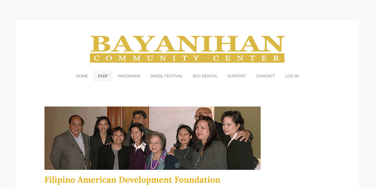 Bayanihan Community Center (Filipino American Development Foundation)