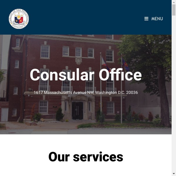 Filipino Speaking Category Near Me - Consular Section of the Embassy of the Republic of the Philippines - Washington D.C.