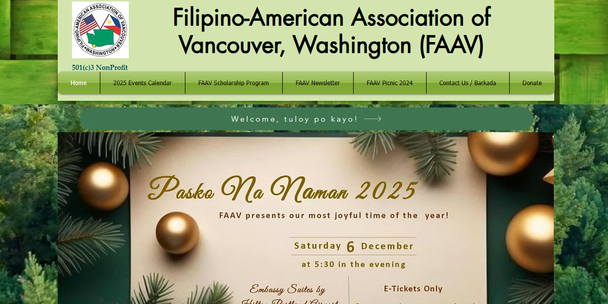 Filipino-American Association of Vancouver, Washington