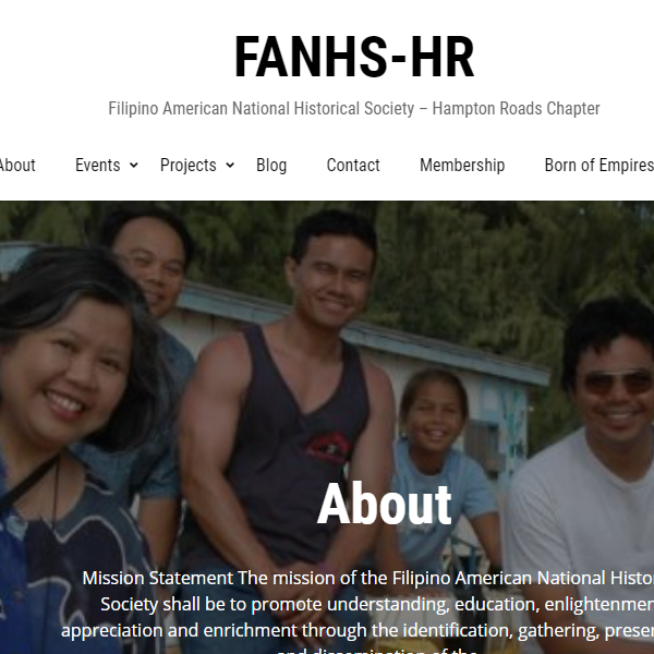 Filipino Nonprofits Near Me - Filipino American National Historical Society - Hampton Roads Chapter