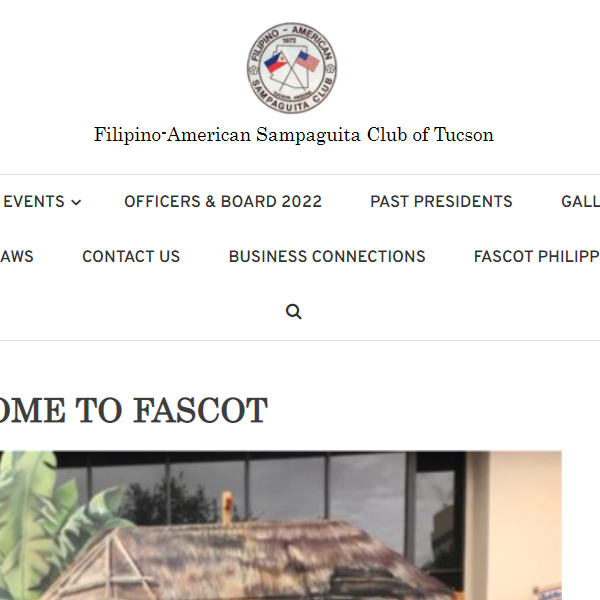 Filipino-American Sampaguita Club of Tucson - Filipino organization in Tucson AZ