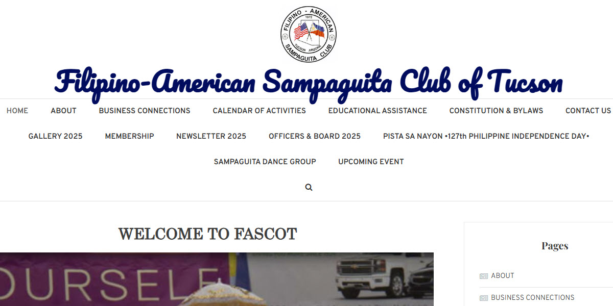 Filipino-American Sampaguita Club of Tucson