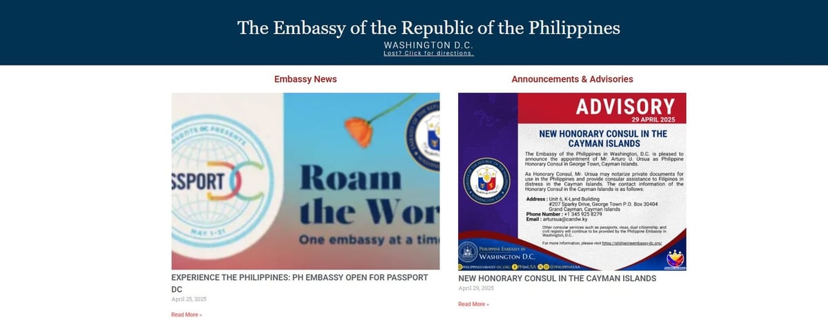 The Embassy of the Republic of the Philippines - Washington D.C.